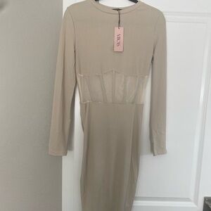 MICAS cage dress